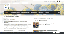 Desktop Screenshot of handball-in-eching.de
